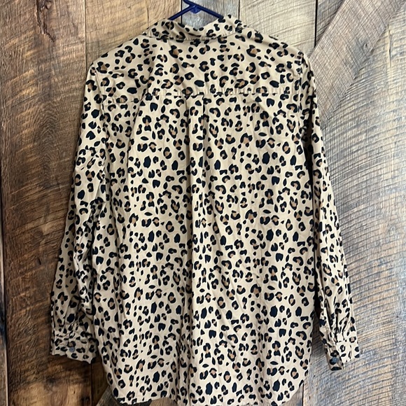 J. Crew leopard print top - Picture 6 of 7
